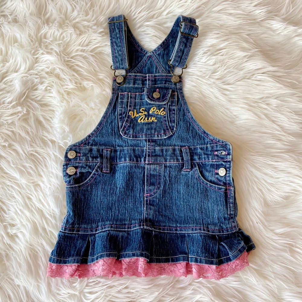 Polo Skirt Overalls 3T